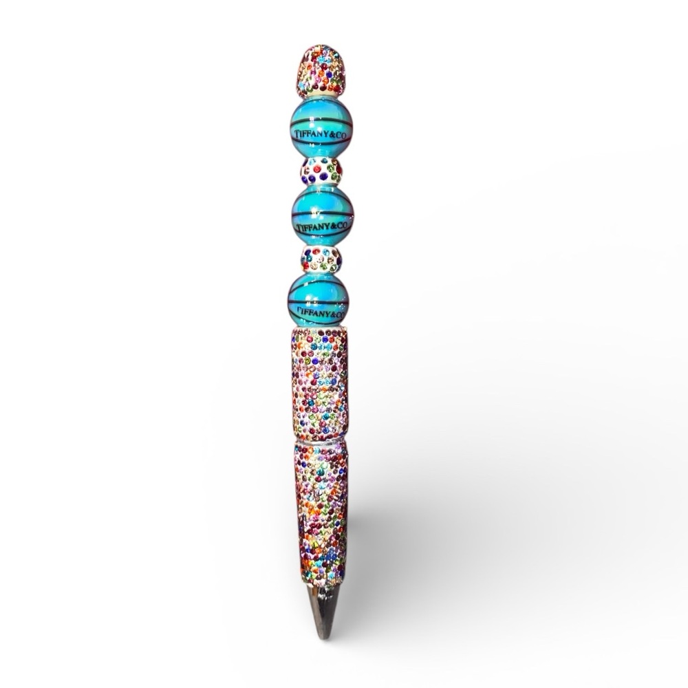 Multicolor Rhinestone Beaded Pen - Picture 3 of 7